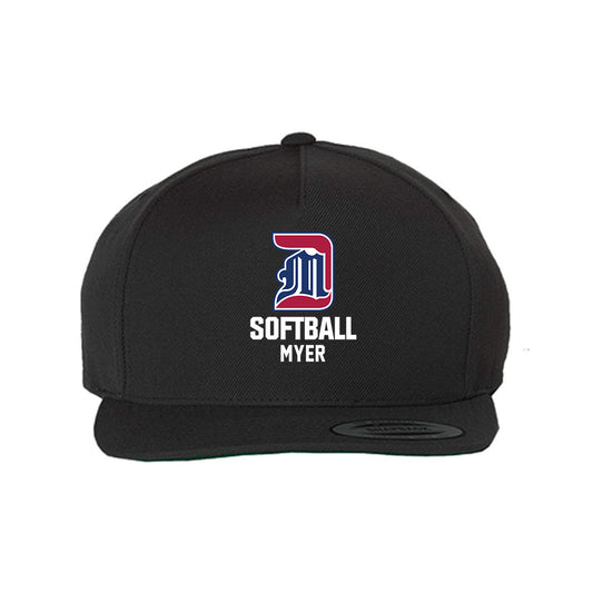Detroit Mercy - NCAA Softball : Aubrey Myer - Snapback Hat-0