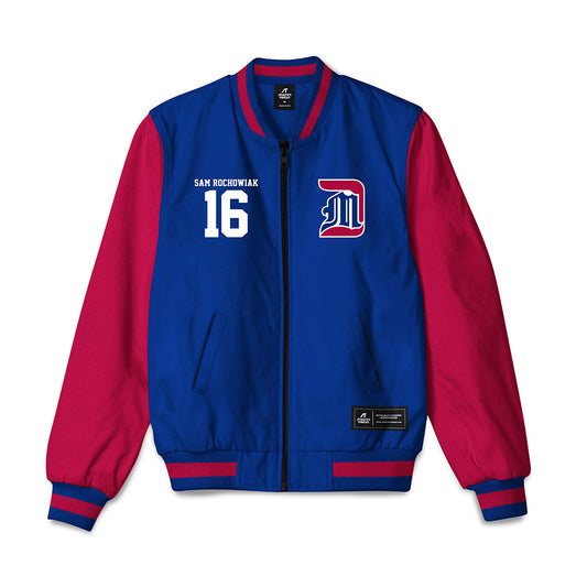 Detroit Mercy - NCAA Men's Lacrosse : Sam Rochowiak - Bomber Jacket-0
