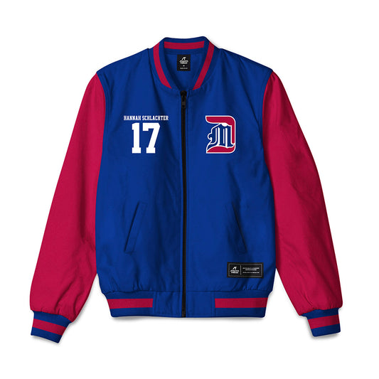 Detroit Mercy - NCAA Softball : Hannah Schlachter - Bomber Jacket-0