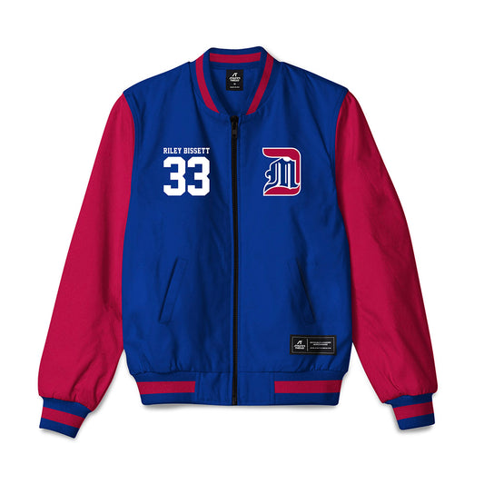 Detroit Mercy - NCAA Men's Lacrosse : Riley Bissett - Bomber Jacket-0