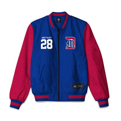 Detroit Mercy - NCAA Softball : Abby Klaft - Bomber Jacket-0