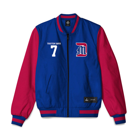 Detroit Mercy - NCAA Men's Lacrosse : Tristen Davis - Bomber Jacket-0