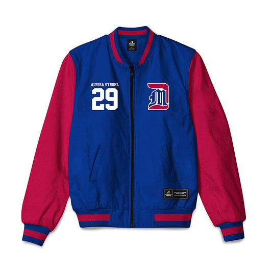 Detroit Mercy - NCAA Softball : Alyssa Strohl - Bomber Jacket-0