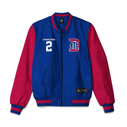 Detroit Mercy - NCAA Men's Lacrosse : Landon Kruse - Bomber Jacket-0