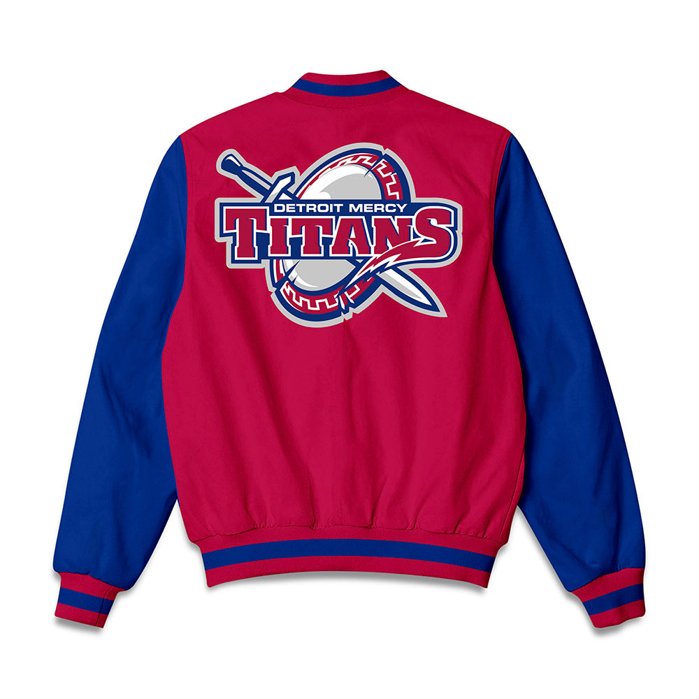 Detroit Mercy - All NCAA Sports : - Bomber Jacket-1