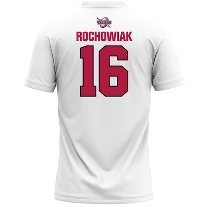 Detroit Mercy - NCAA Men's Lacrosse : Sam Rochowiak - White Lacrosse Jersey -1
