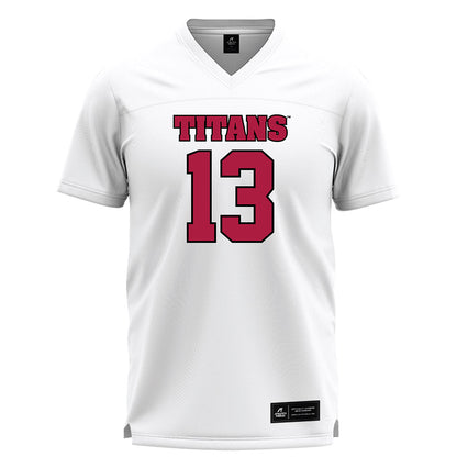 Detroit Mercy - NCAA Men's Lacrosse : Jacob Czarnota - White Lacrosse Jersey -0
