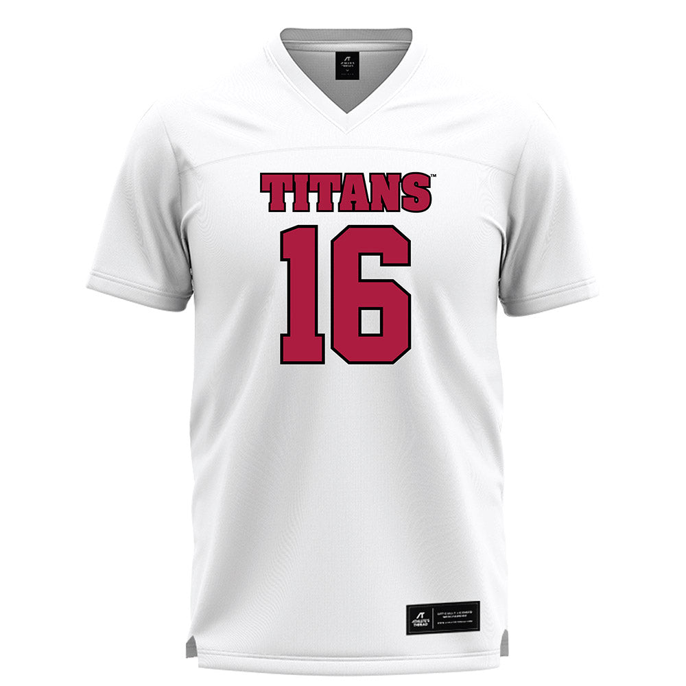 Detroit Mercy - NCAA Men's Lacrosse : Sam Rochowiak - White Lacrosse Jersey -0
