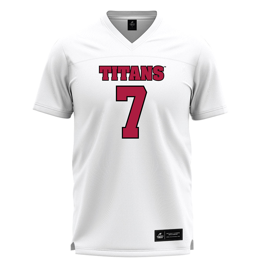Detroit Mercy - NCAA Men's Lacrosse : Tristen Davis - White Lacrosse Jersey -0