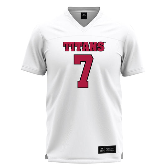 Detroit Mercy - NCAA Men's Lacrosse : Tristen Davis - White Lacrosse Jersey -0