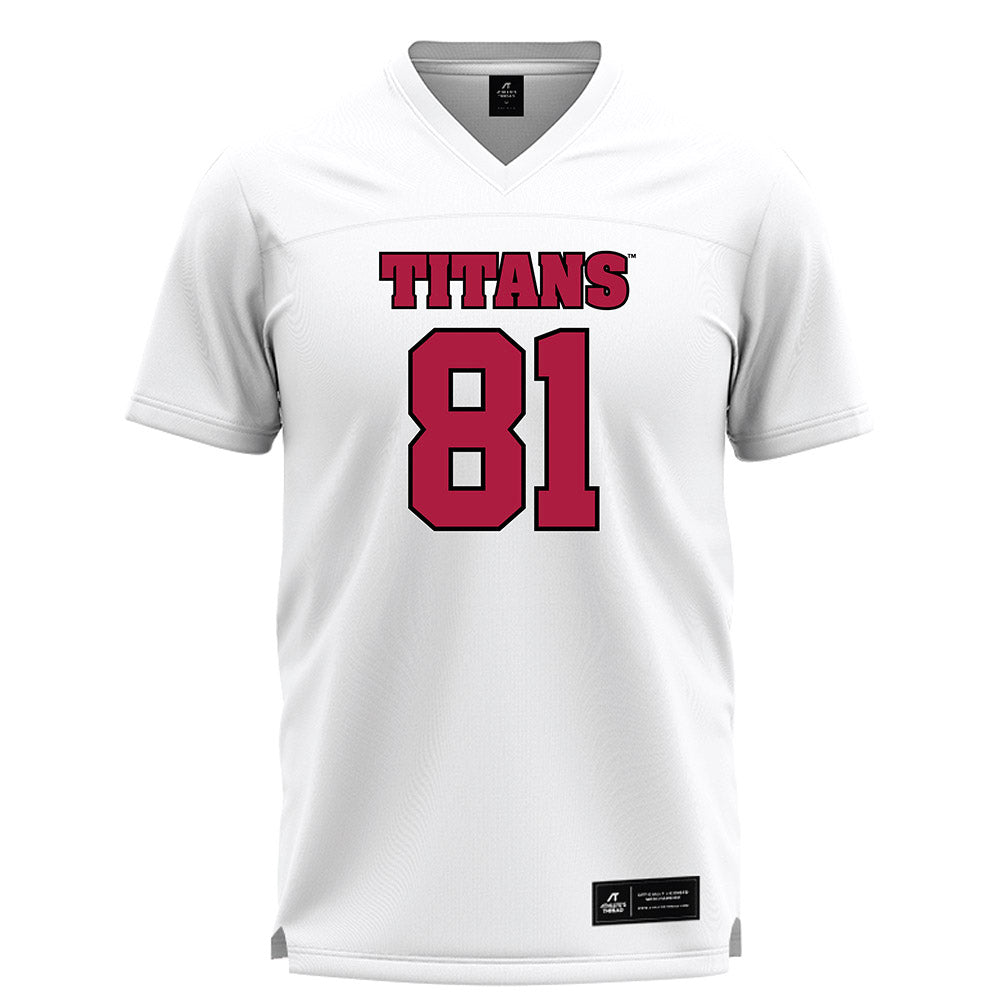 Detroit Mercy - NCAA Men's Lacrosse : Gio Delissio - White Lacrosse Jersey -0