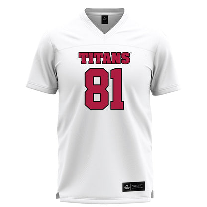 Detroit Mercy - NCAA Men's Lacrosse : Gio Delissio - White Lacrosse Jersey -0
