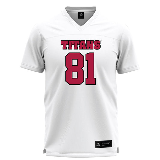 Detroit Mercy - NCAA Men's Lacrosse : Gio Delissio - White Lacrosse Jersey -0
