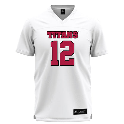 Detroit Mercy - NCAA Men's Lacrosse : Luke Grasso - White Lacrosse Jersey -0