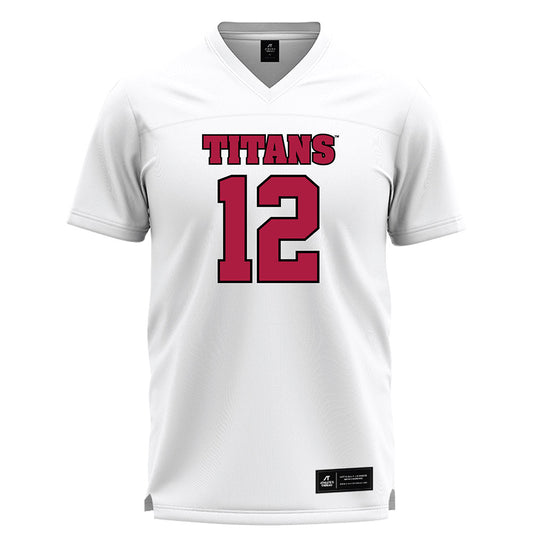 Detroit Mercy - NCAA Men's Lacrosse : Luke Grasso - White Lacrosse Jersey -0