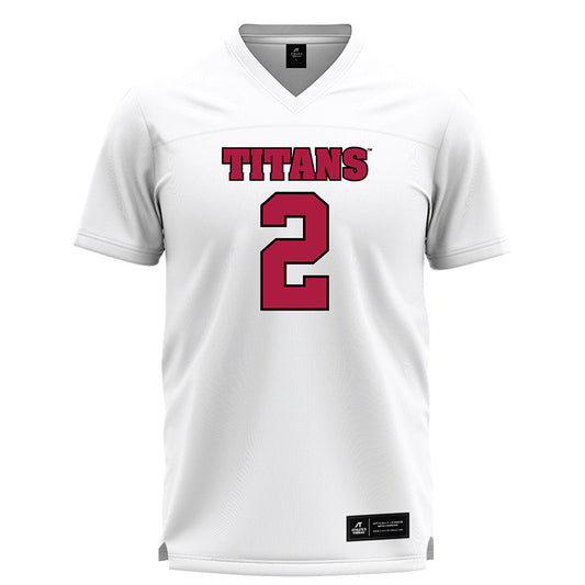 Detroit Mercy - NCAA Men's Lacrosse : Landon Kruse - White Lacrosse Jersey -0