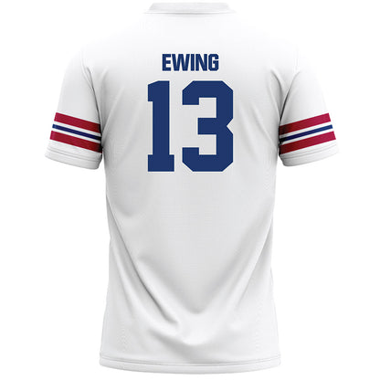 Detroit Mercy - NCAA Women's Lacrosse : Solei Ewing - White Lacrosse Jersey -1