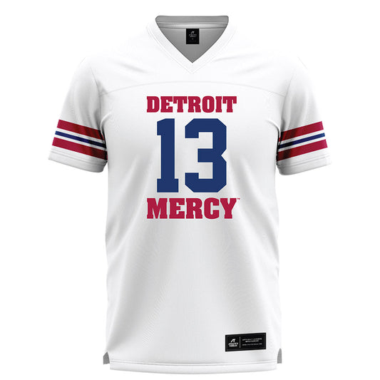Detroit Mercy - NCAA Women's Lacrosse : Solei Ewing - White Lacrosse Jersey -0