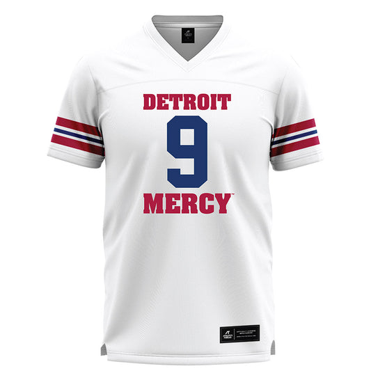 Detroit Mercy - NCAA Women's Lacrosse : Molly Leyes - White Lacrosse Jersey-0