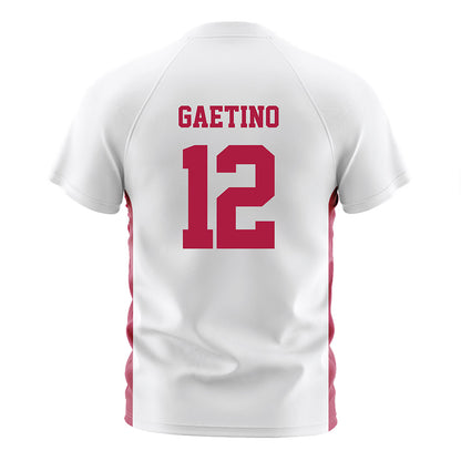 Detroit Mercy - NCAA Men's Soccer : Hayden Gaetino - White Soccer Jersey-1