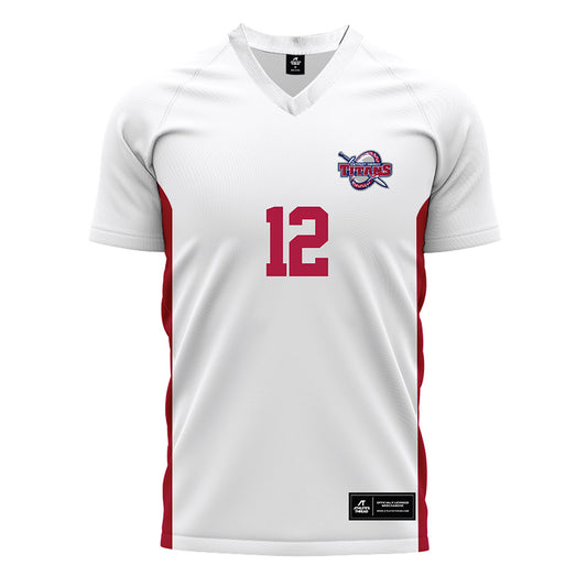 Detroit Mercy - NCAA Men's Soccer : Hayden Gaetino - White Soccer Jersey-0