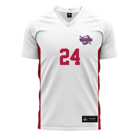 Detroit Mercy - NCAA Men's Soccer : Sebastian Sanchez - White Soccer Jersey-0