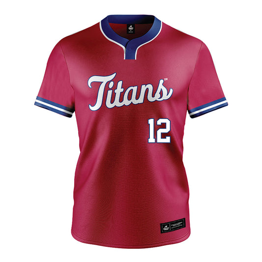 Detroit Mercy - NCAA Softball : Natalie Babcock - Red Jersey-0