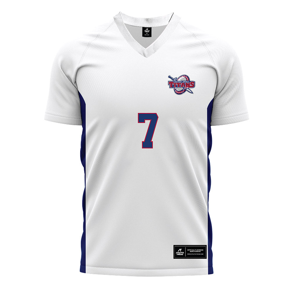 Detroit Mercy - NCAA Women's Soccer : Jada Rivera - White Soccer Jersey-0