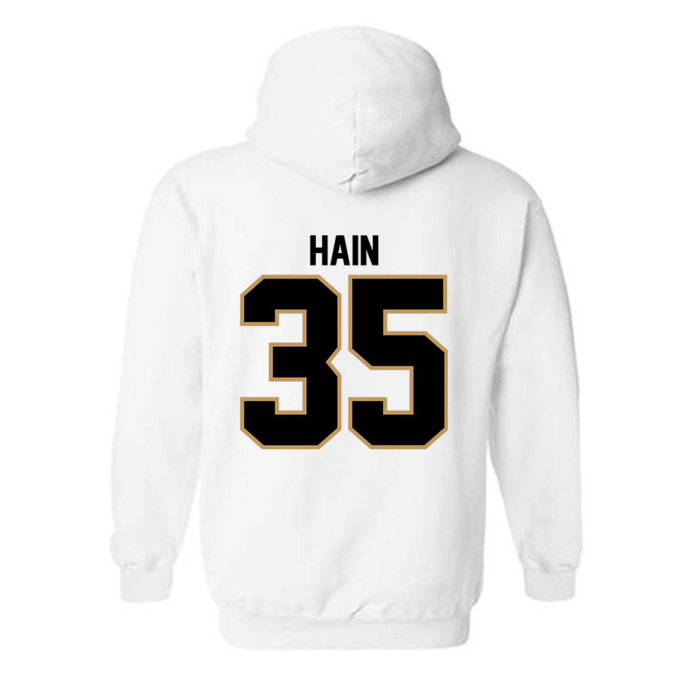 Oakland - NCAA Baseball : Carter Hain - Classic Shersey Hooded Sweatshirt-1