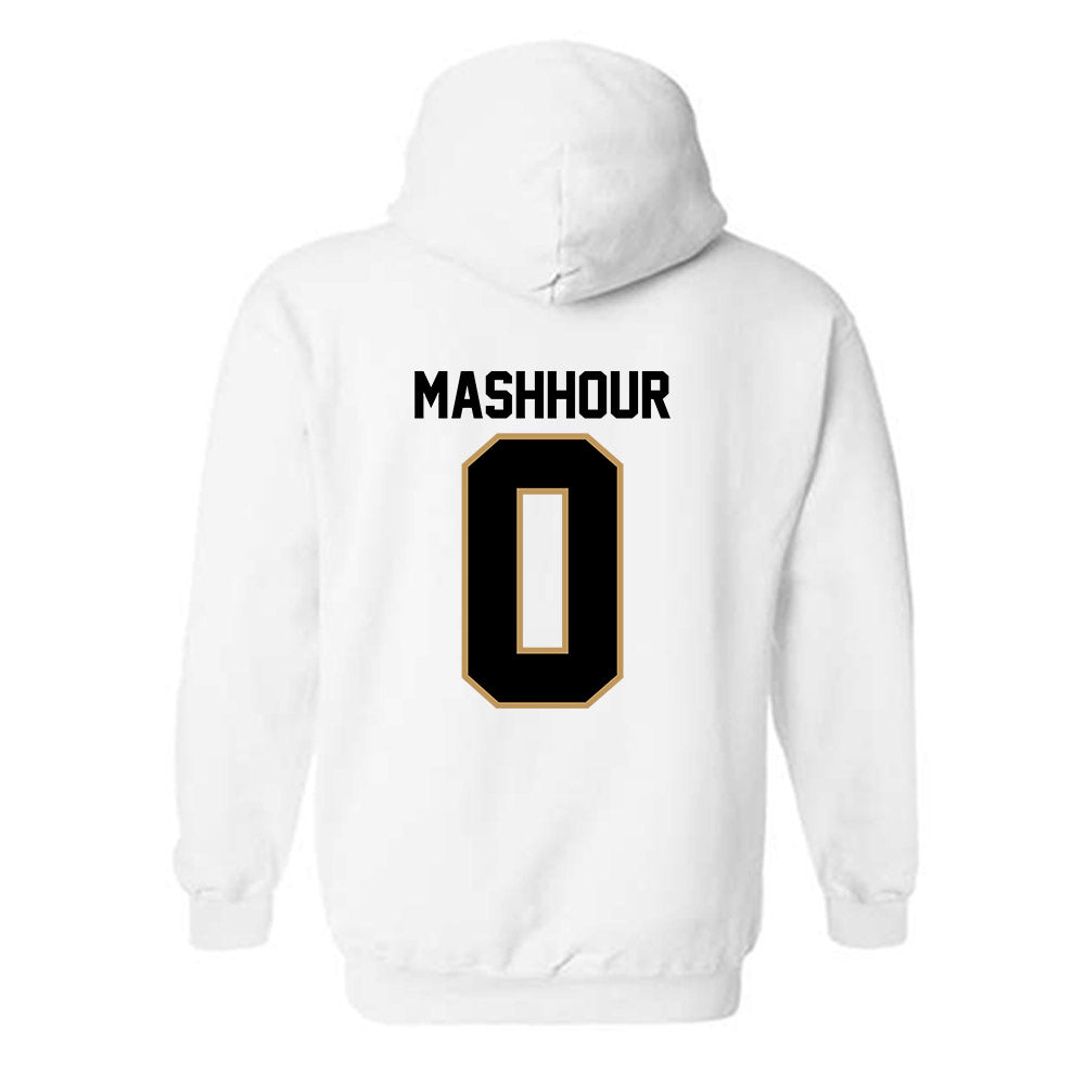 Oakland - NCAA Men's Basketball : Nassim Mashhour - Classic Shersey Hooded Sweatshirt-1