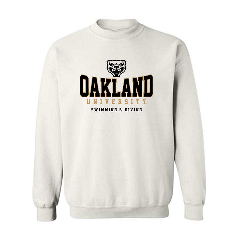 Oakland - NCAA Men's Swimming & Diving : Caleb Rohacs - Classic Shersey Crewneck Sweatshirt-0