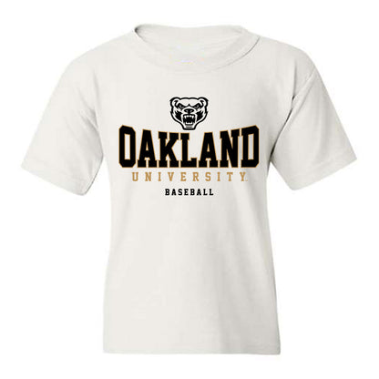 Oakland - NCAA Baseball : Ethan Glassman - Classic Shersey Youth T-Shirt-0