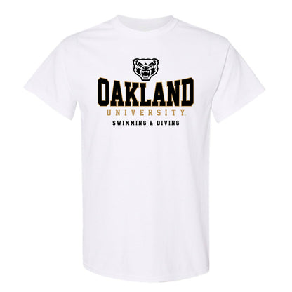 Oakland - NCAA Men's Swimming & Diving : Jeremy Damanik - Classic Shersey T-Shirt-0