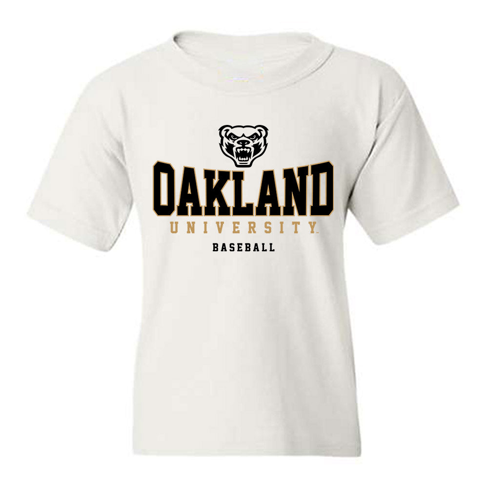 Oakland - NCAA Baseball : Owen Thomson - Classic Shersey Youth T-Shirt-0