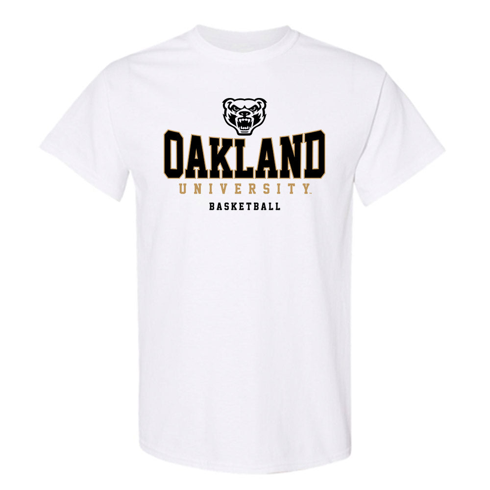 Oakland - NCAA Men's Basketball : Nassim Mashhour - Classic Shersey T-Shirt-0