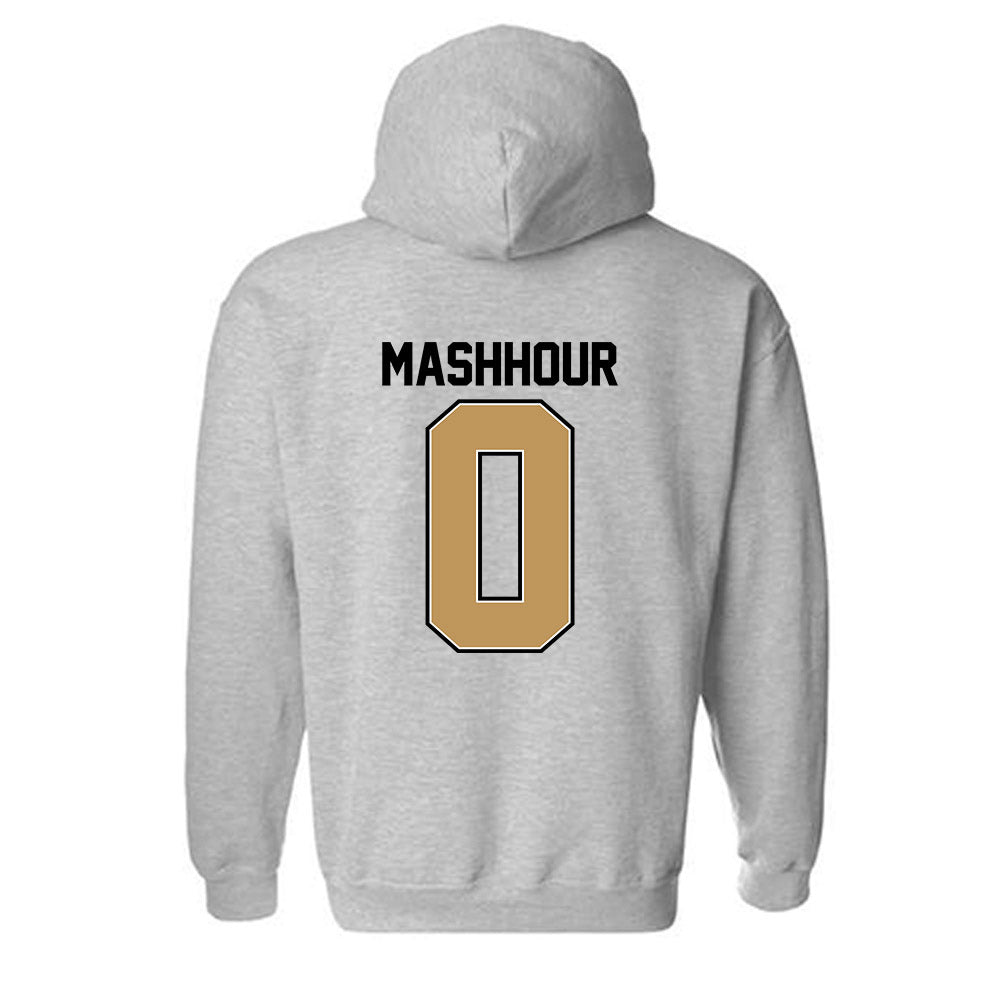 Oakland - NCAA Men's Basketball : Nassim Mashhour - Classic Shersey Hooded Sweatshirt-1