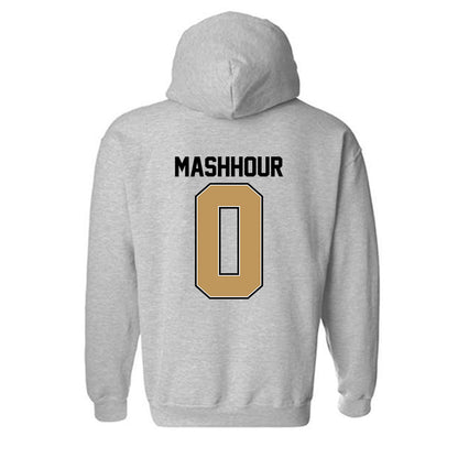 Oakland - NCAA Men's Basketball : Nassim Mashhour - Classic Shersey Hooded Sweatshirt-1