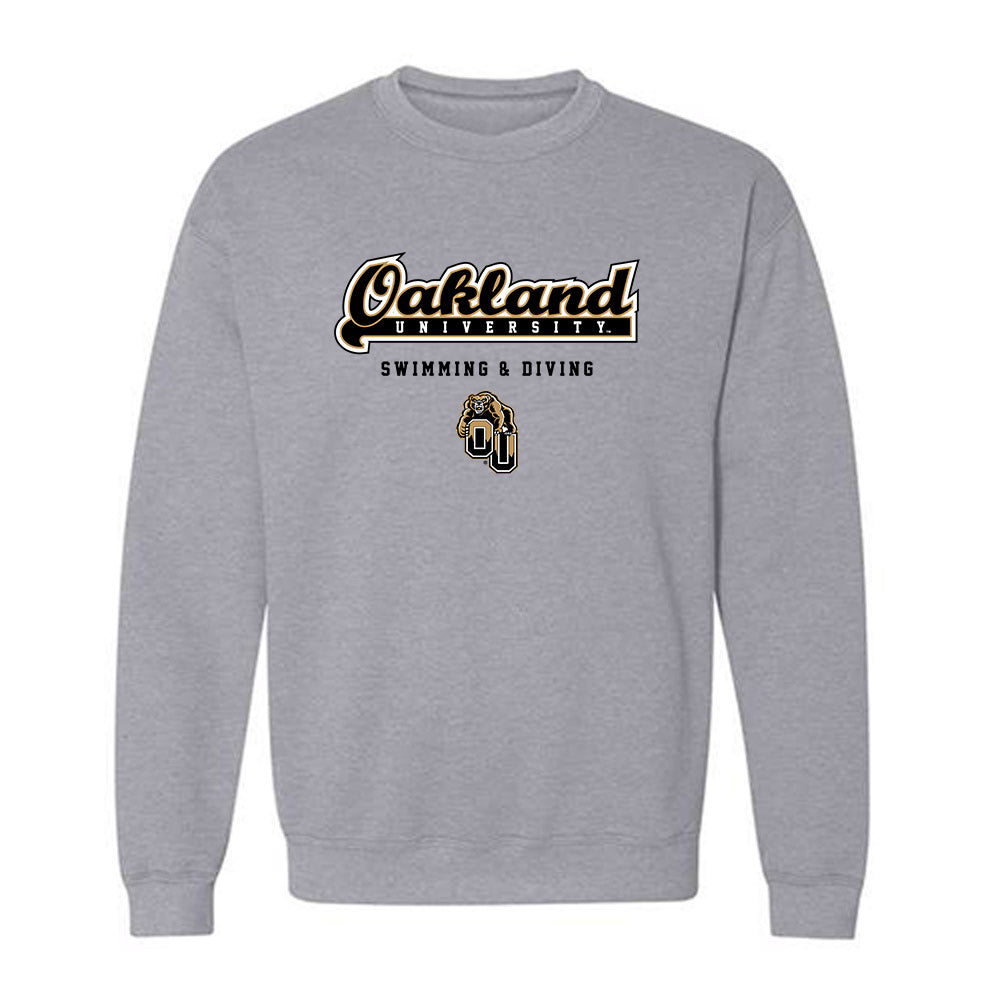Oakland - NCAA Women's Swimming & Diving : Hannah Clark - Classic Shersey Crewneck Sweatshirt-0