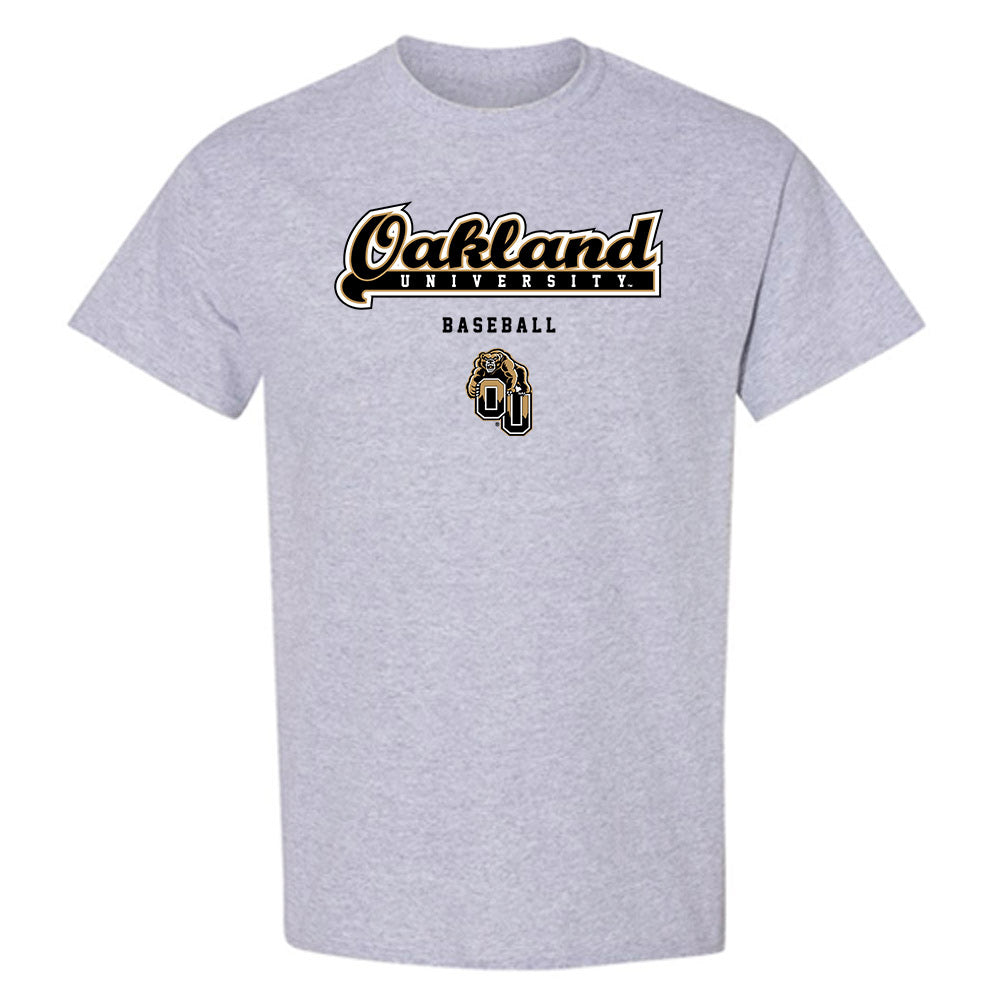 Oakland - NCAA Baseball : Drew Delcollo - Classic Shersey T-Shirt-0