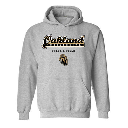 Oakland - NCAA Men's Track & Field : Evan Bryan - Classic Shersey Hooded Sweatshirt-0