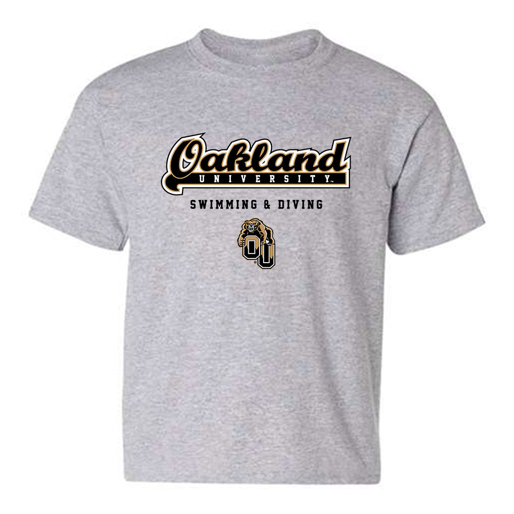 Oakland - NCAA Women's Swimming & Diving : Hannah Clark - Classic Shersey Youth T-Shirt-0