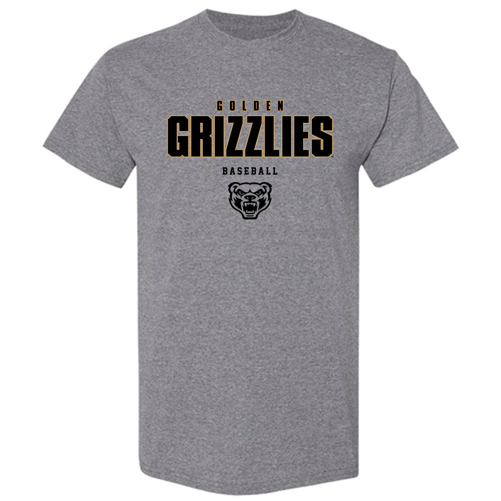 Oakland - NCAA Baseball : Drew Delcollo - T-Shirt-0