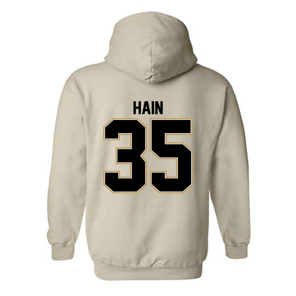 Oakland - NCAA Baseball : Carter Hain - Classic Shersey Hooded Sweatshirt-1