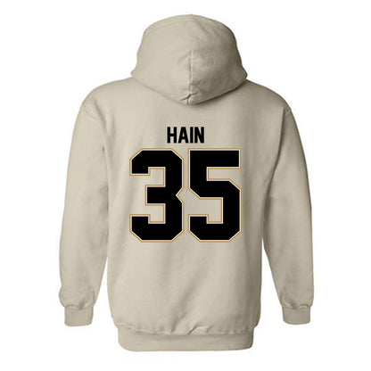 Oakland - NCAA Baseball : Carter Hain - Classic Shersey Hooded Sweatshirt-1