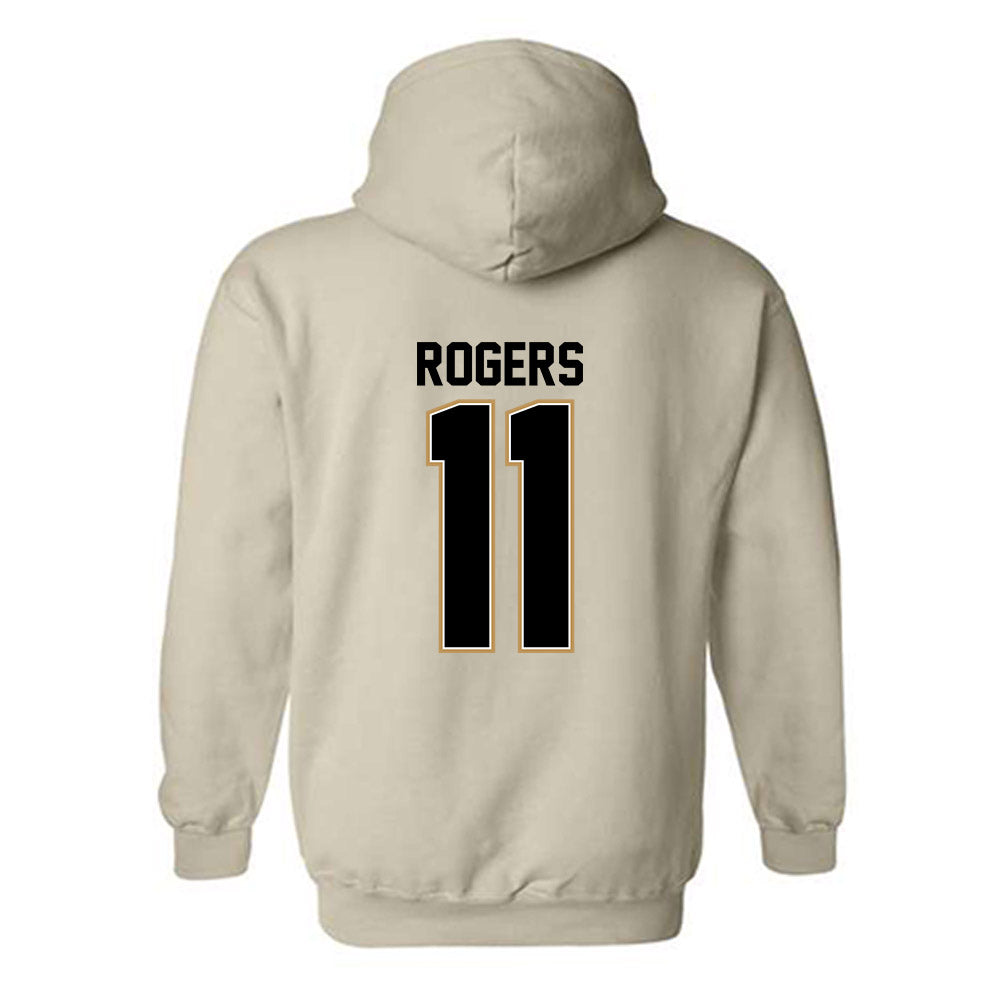 Oakland - NCAA Women's Basketball : Aalyssa Rogers - Classic Shersey Hooded Sweatshirt-1