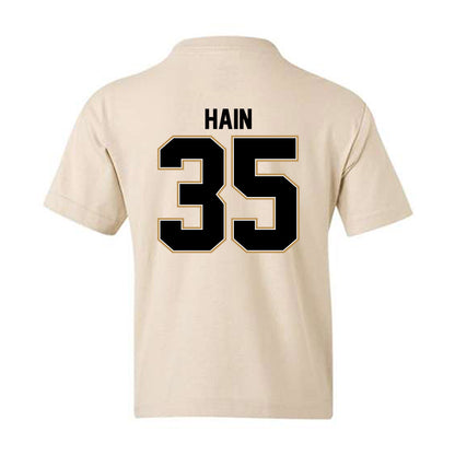 Oakland - NCAA Baseball : Carter Hain - Classic Shersey Youth T-Shirt-1