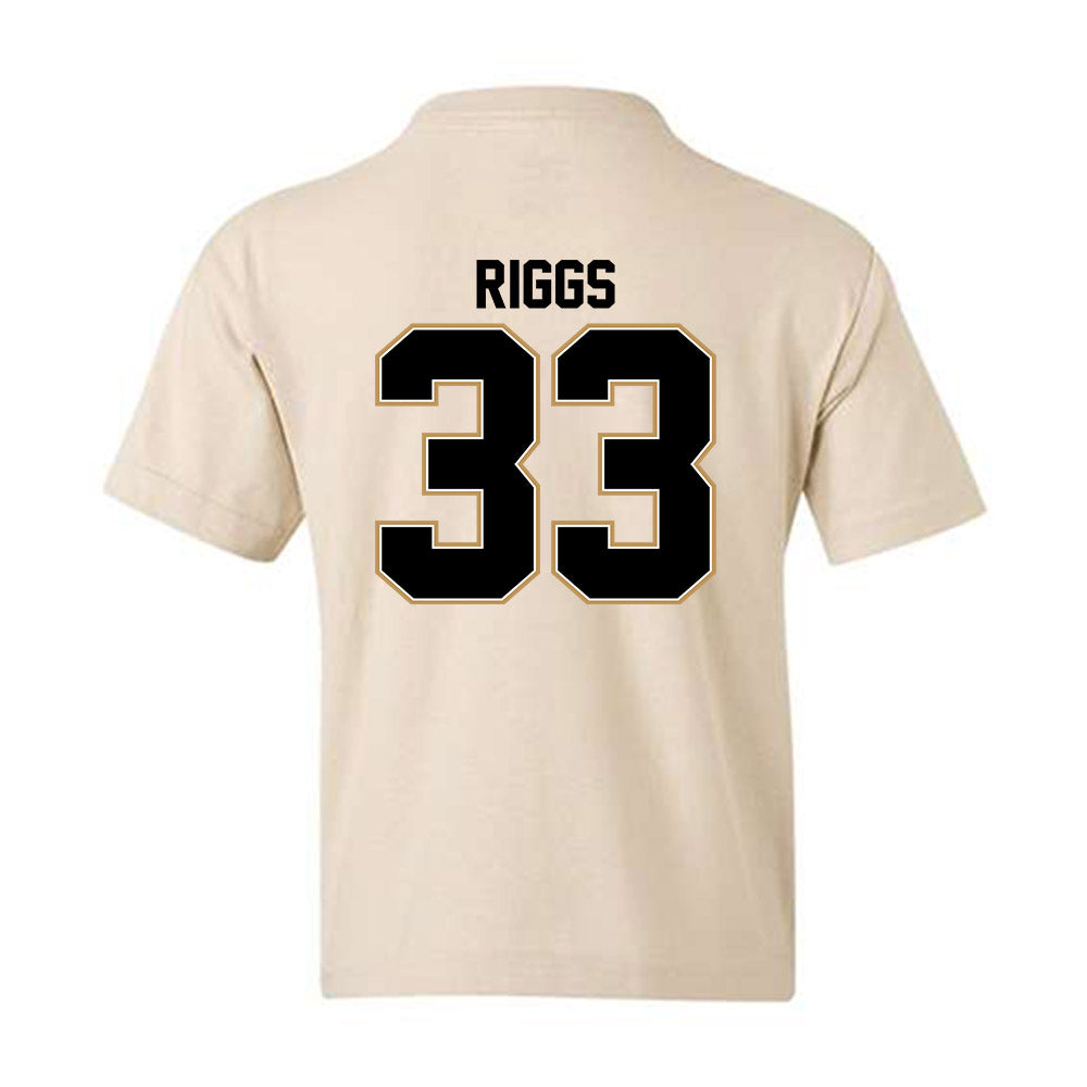 Oakland - NCAA Baseball : Luke Riggs - Classic Shersey Youth T-Shirt-1