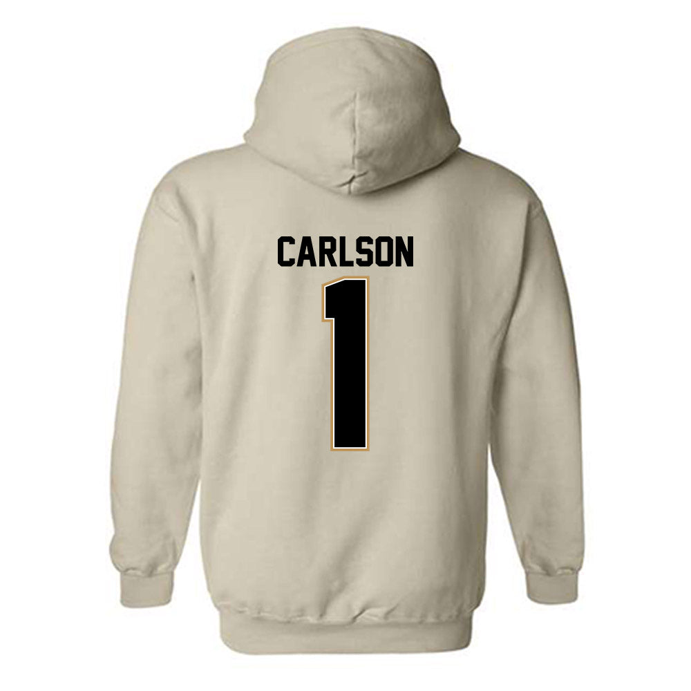 Oakland - NCAA Women's Basketball : Berlynn Carlson - Classic Shersey Hooded Sweatshirt-1
