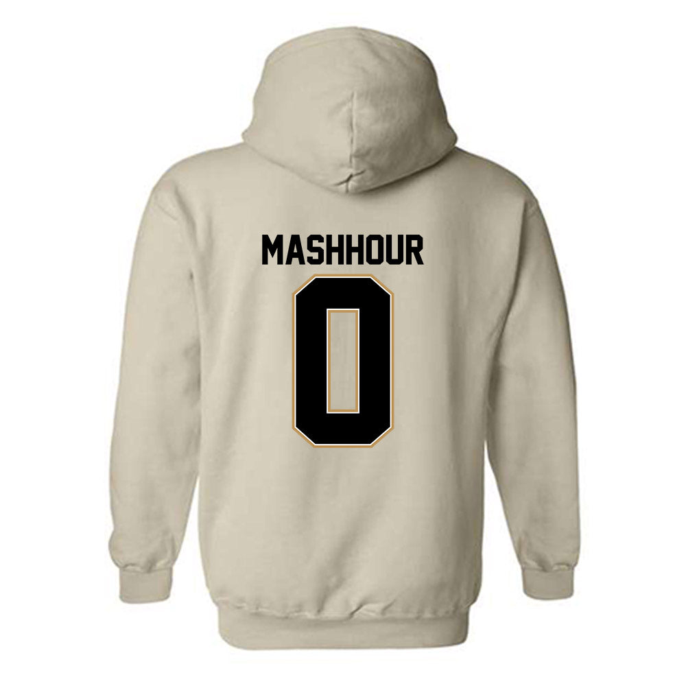 Oakland - NCAA Men's Basketball : Nassim Mashhour - Classic Shersey Hooded Sweatshirt-1