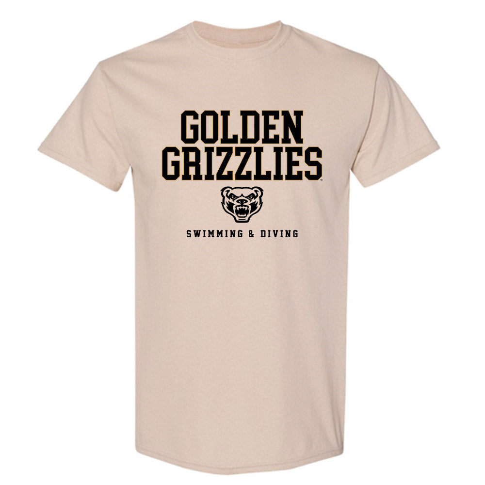 Oakland - NCAA Men's Swimming & Diving : Caleb Rohacs - Classic Shersey T-Shirt-0